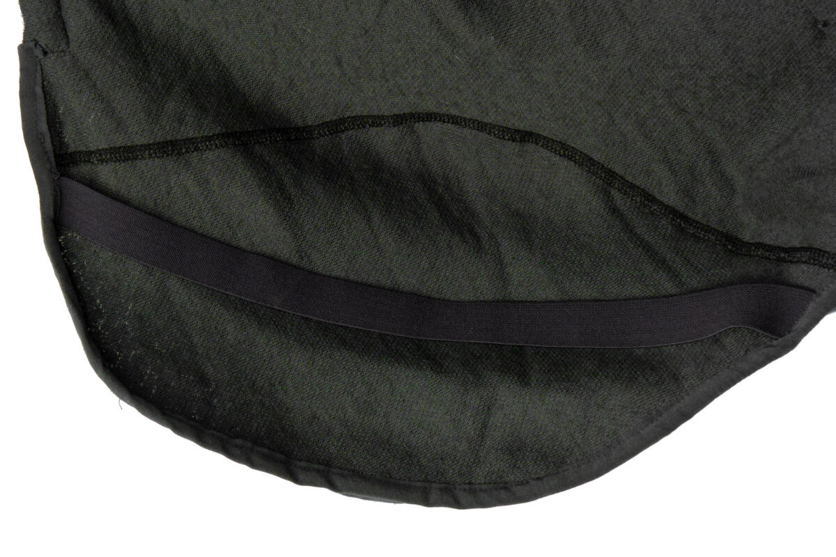 Detailfoto van de Dog Wool Jacket: de beenriem